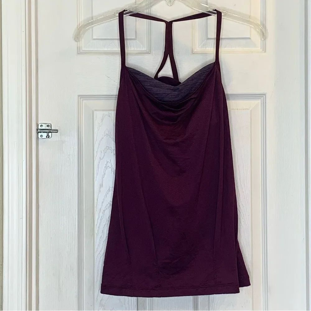 Lululemon CYB Tank In color plum/wee are from space September plum Size 6